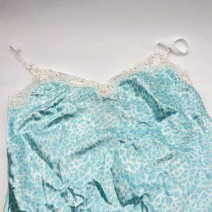 Victoria Secret Lingerie Teddy Woman’s Size XS Mint Color W Small Rinestones New